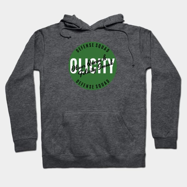 Oliver Queen & Felicity Smoak - Olicity - Defense Squad Hoodie by FangirlFuel